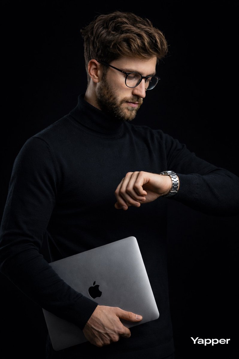 AI Prompt for Cinematic Studio Portrait with Watch - 8K Photography