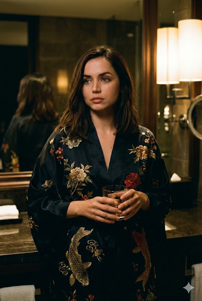 AI Prompt for Cinematic Tokyo Hotel Discreet Glamour Portrait