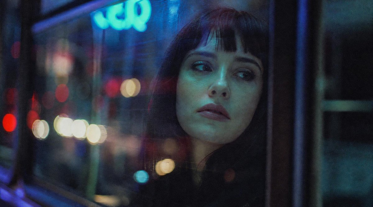 AI Prompt for Cinematic Urban Night Scene with Silhouetted Figure and Neon Lights