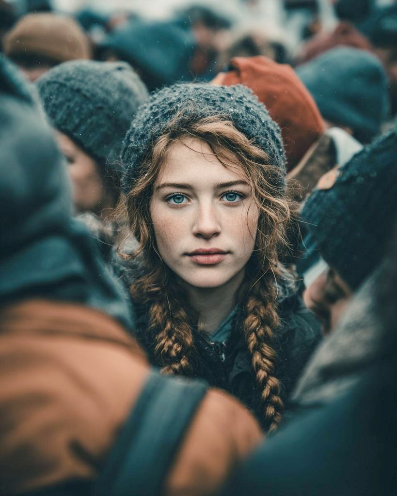 AI Prompt for Cinematic Urban Portrait with Moody Lighting