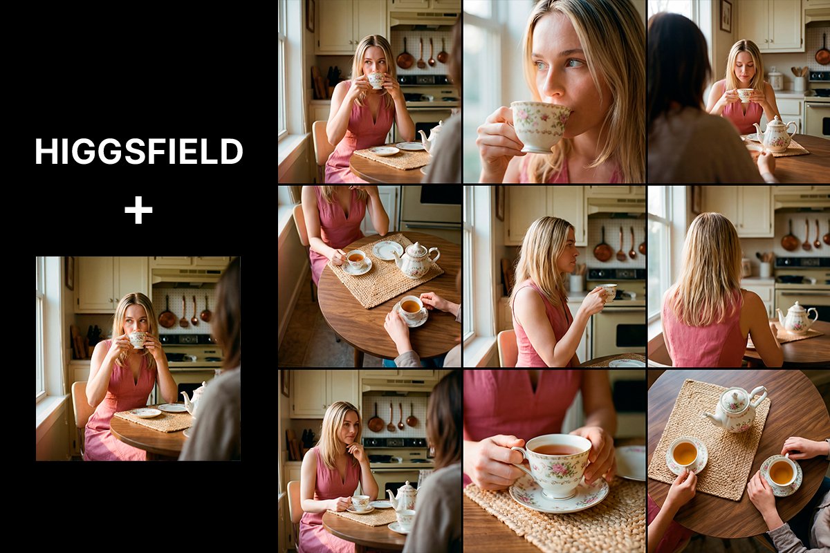 AI Prompt for Cinematic Vintage Kitchen Photo Series