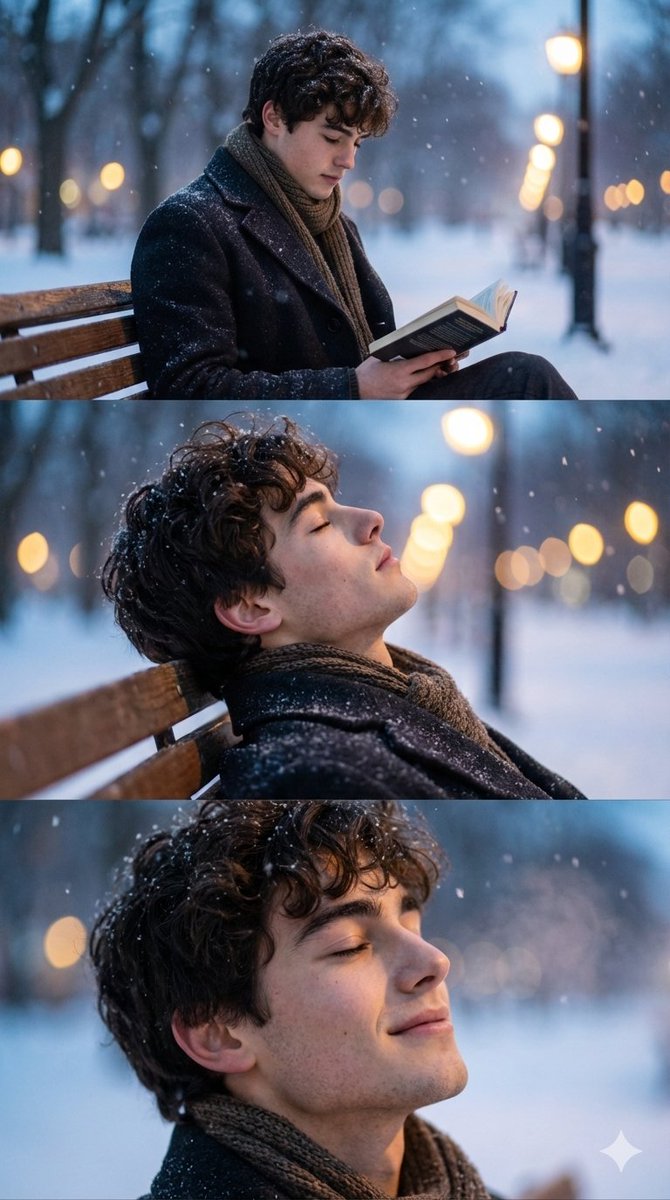 AI Prompt for Cinematic Winter Photo Shoot Sequence - Photorealistic Portrait