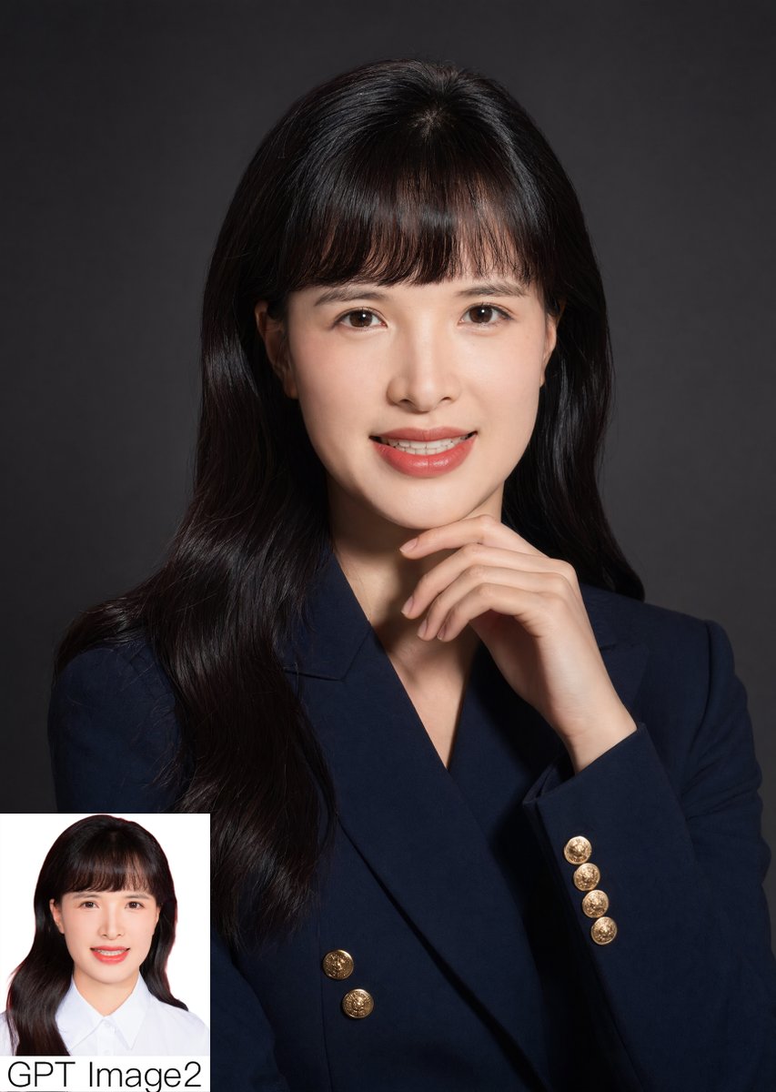 AI Prompt for Corporate Portrait with Inset Comparison