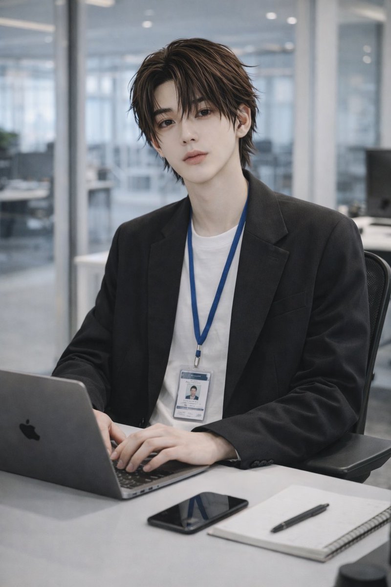 AI Prompt for Corporate Portrait with Modern Office Ambiance