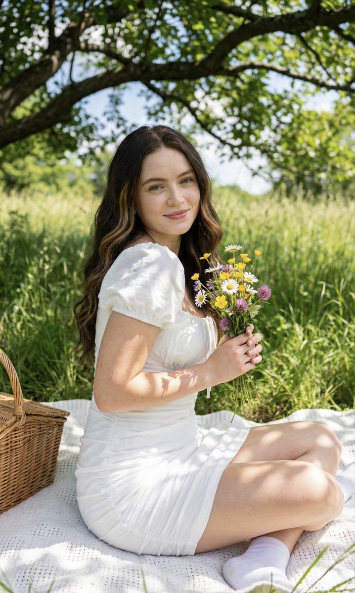 AI Prompt for Cottagecore Portrait Photography