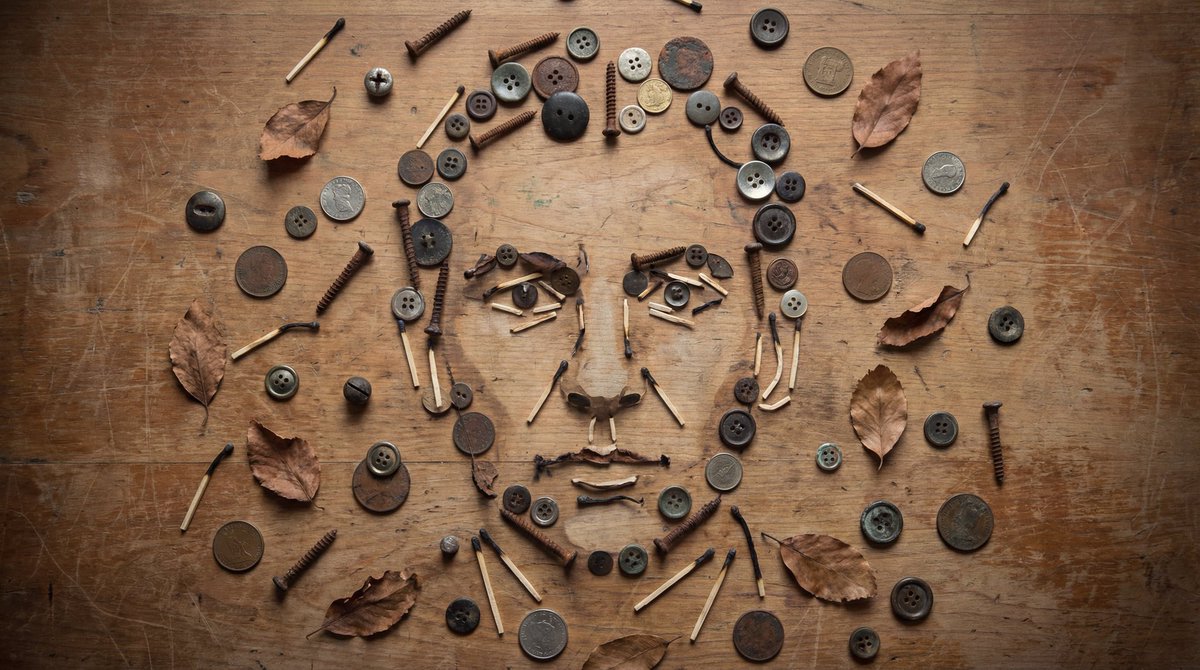 AI Prompt for Creating a Mind-Bending Miniature Portrait Using Recycled Objects