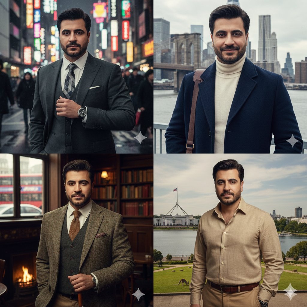 AI Prompt for Creating Face-Consistent City Collage