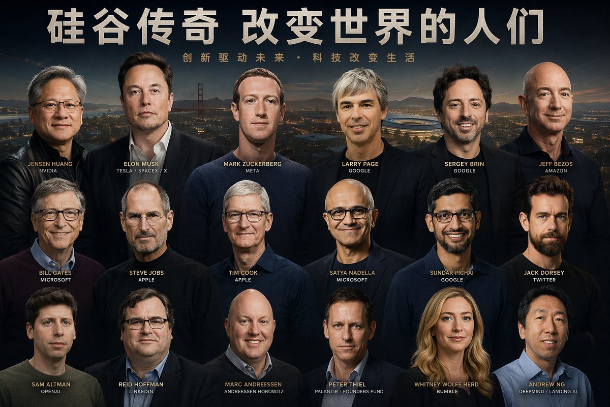 AI Prompt for Creating High-Quality Tech Leaders Posters with Facial Recognition