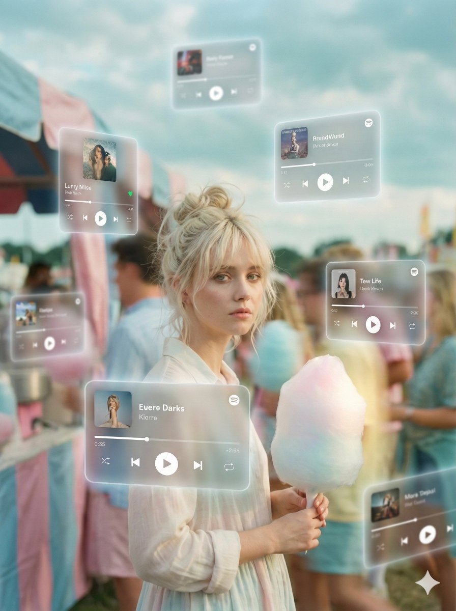 AI Prompt for Creating Immersive AR Visuals with 3D Music Players