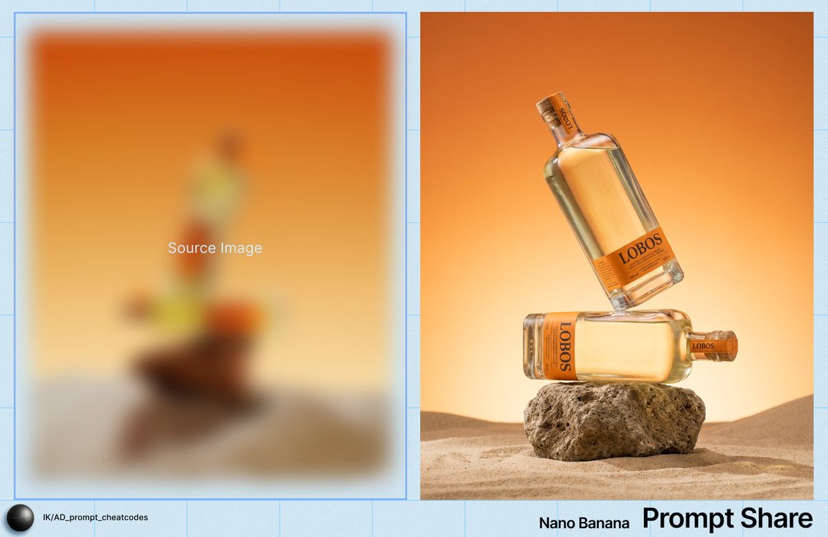 AI Prompt for Creating Photorealistic Product Photography of Tequila Bottles