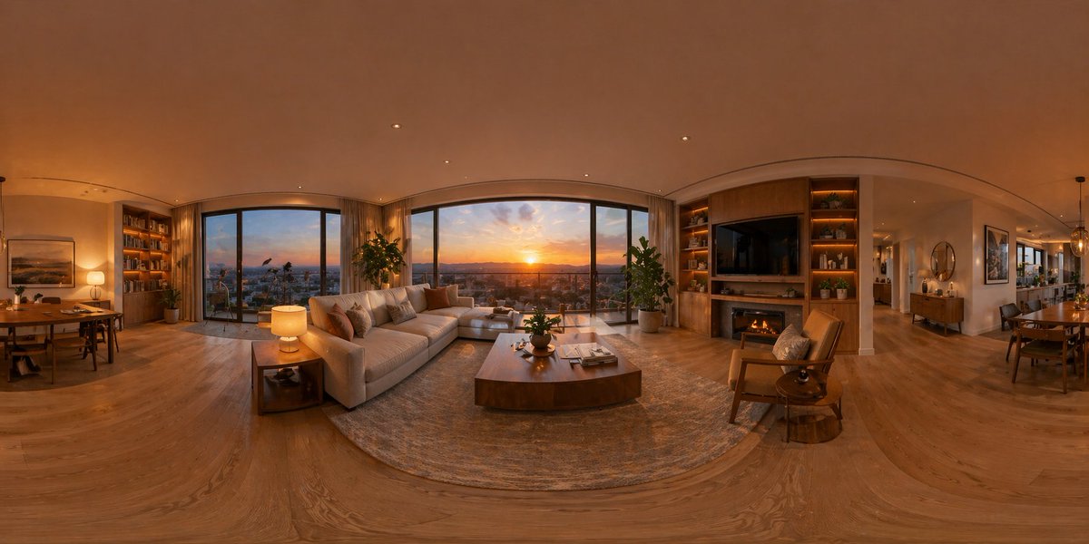 AI Prompt for Creating Realistic 360-Degree Panoramic Images