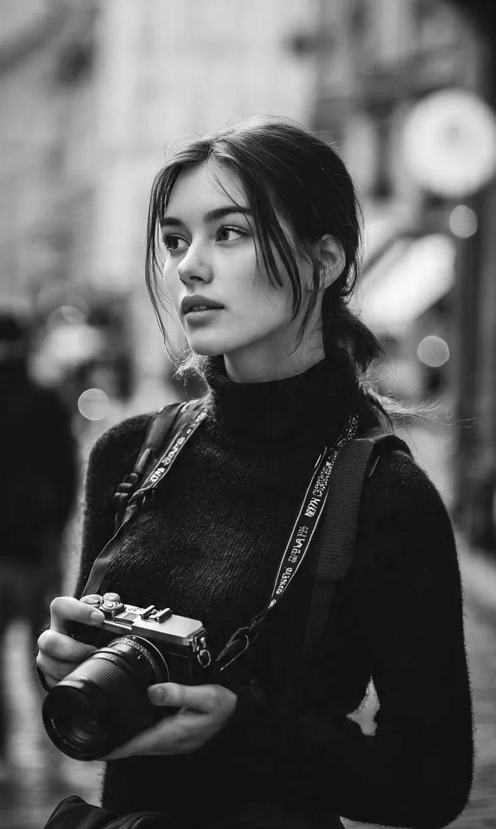 AI Prompt for Creating Realistic Black and White Street Photography Portraits