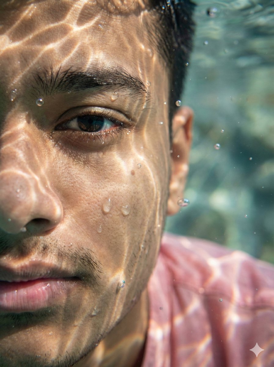 AI Prompt for Creating Surreal Underwater Portraits with Stunning Macro Details