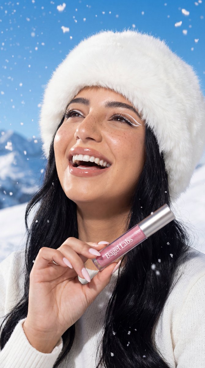 AI Prompt for Creating Ultra-Photorealistic Winter Beauty Ads with Product Replacement