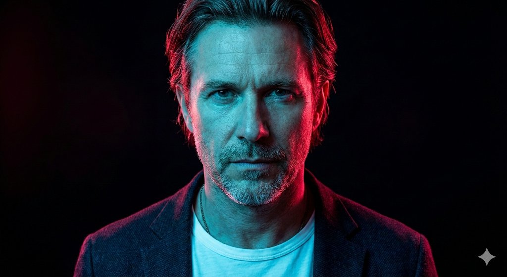 AI Prompt for Cyberpunk Portrait: Neon Lit, High-Contrast Studio Shot