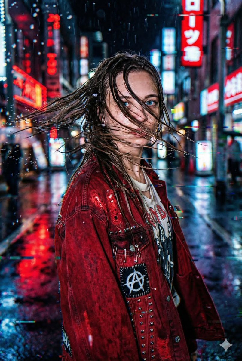 AI Prompt for Cyberpunk Portrait with Glitch Effects