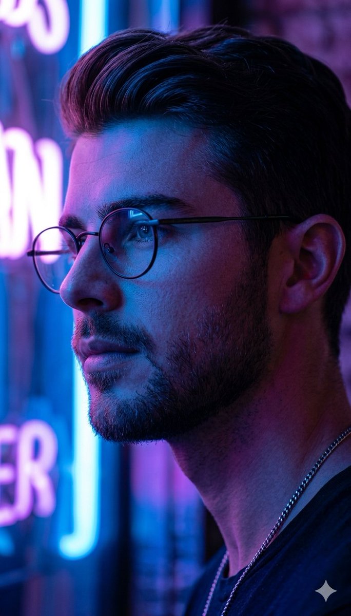 AI Prompt for Cyberpunk Portrait with Neon Lighting Effects