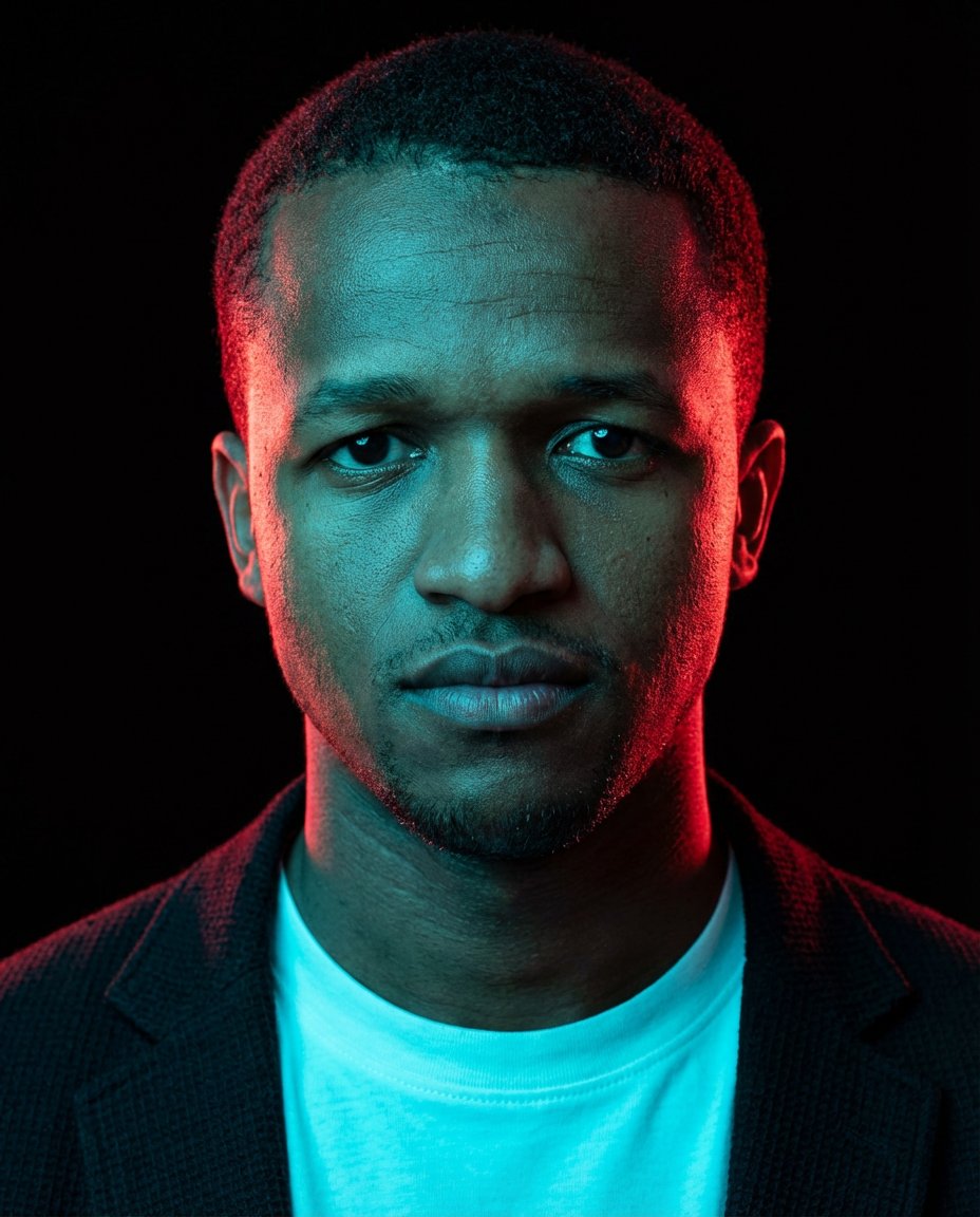 AI Prompt for Cyberpunk Portrait with Neon Lighting