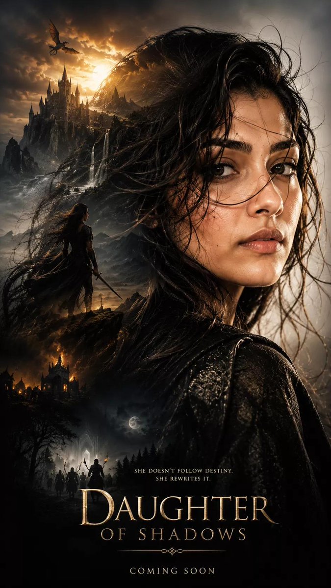 AI Prompt for Dark Fantasy Movie Posters with Hyper-Realistic Textures