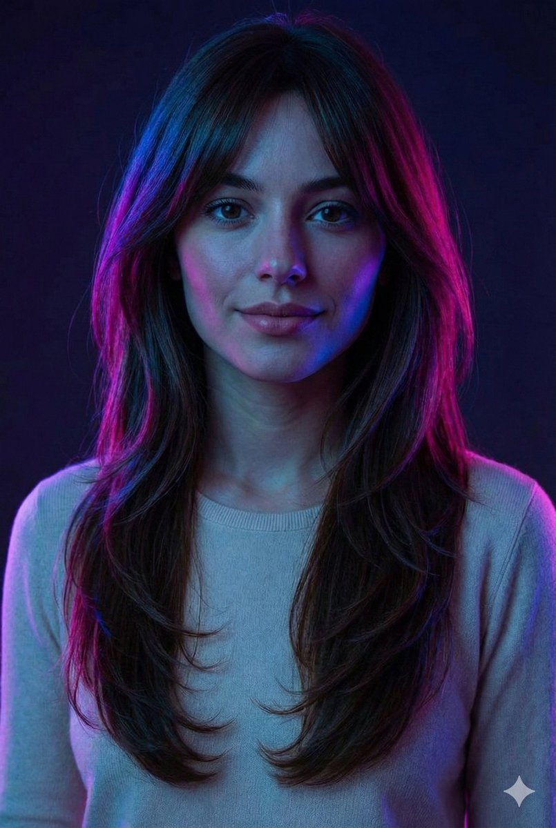 AI Prompt for Dark Neon Accent Lighting Portrait