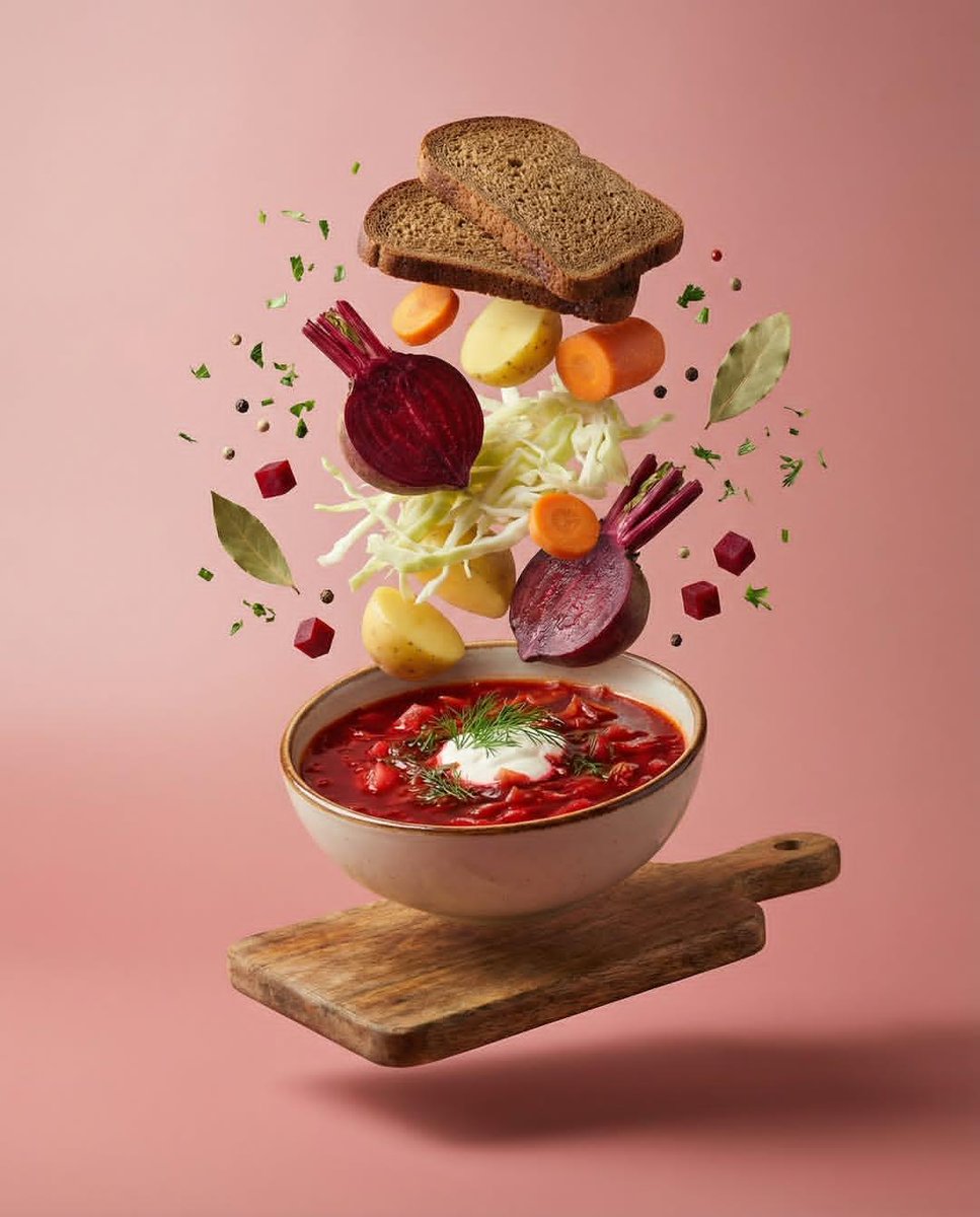 AI Prompt for Deconstructed Food Photography in Levitation