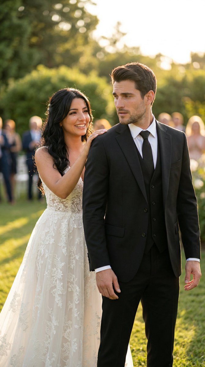 AI Prompt for Dramatic Cinematic Wedding First Look