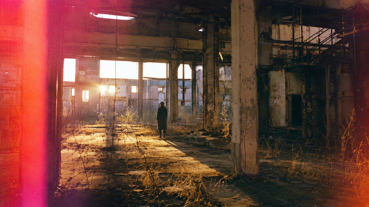 AI Prompt for Dramatic Industrial Photography