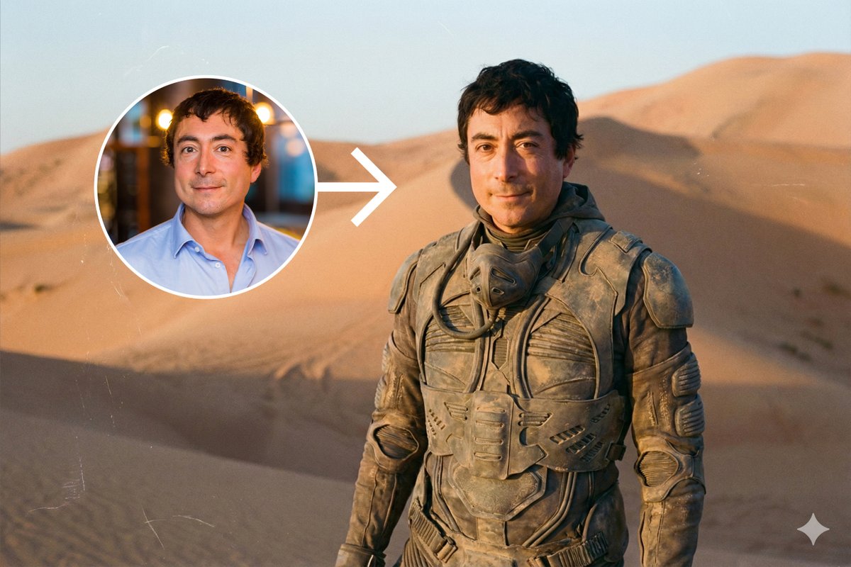 AI Prompt for Dune-Style Cinematic Desert Photo with StillSuit and Exposed Film Effects