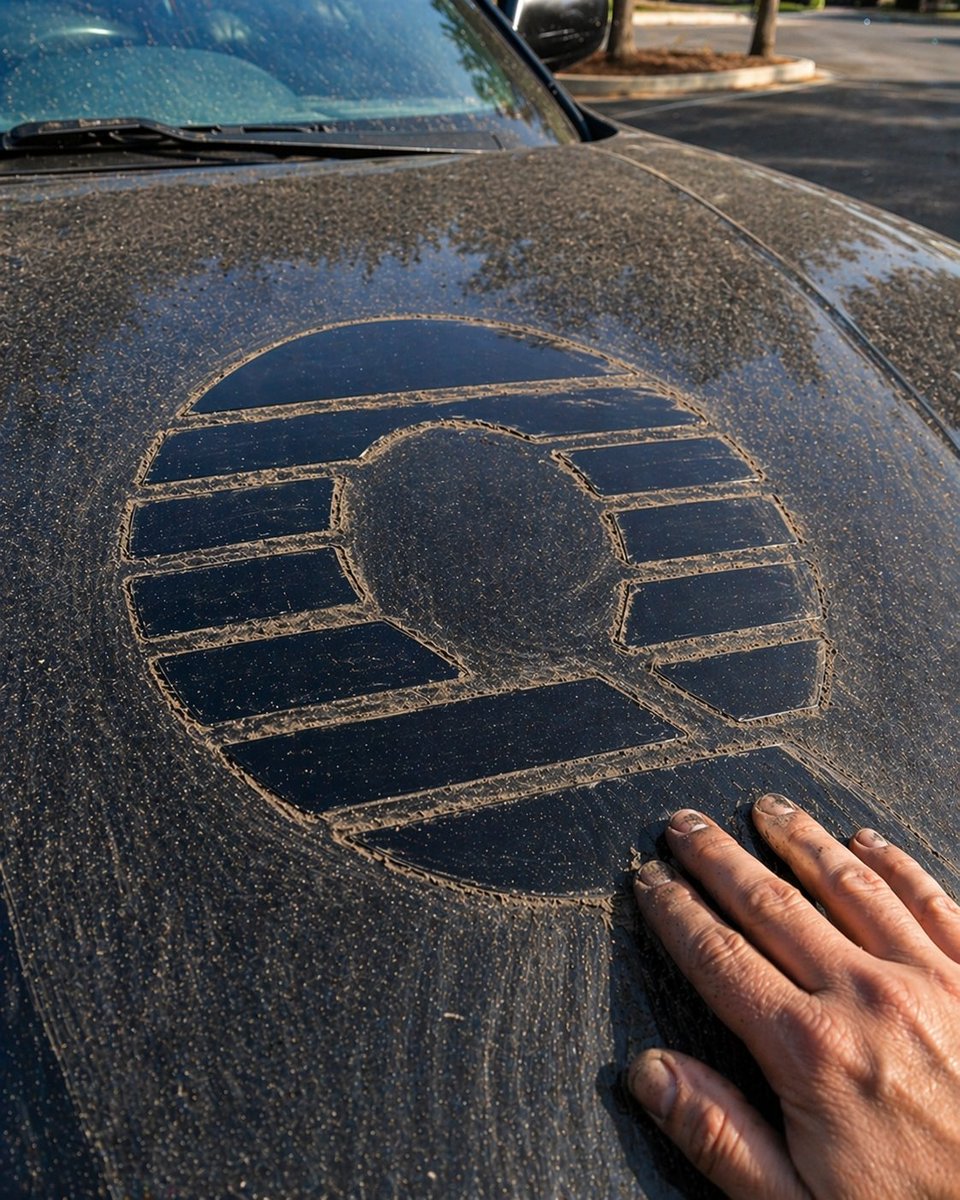 AI Prompt for Dusty Car Emblems with Hand-Drawn Design