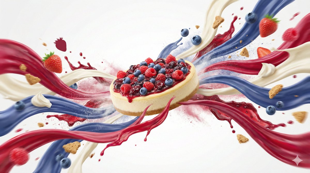 AI Prompt for Dynamic Food Advertisement with Flavor Wave Effect