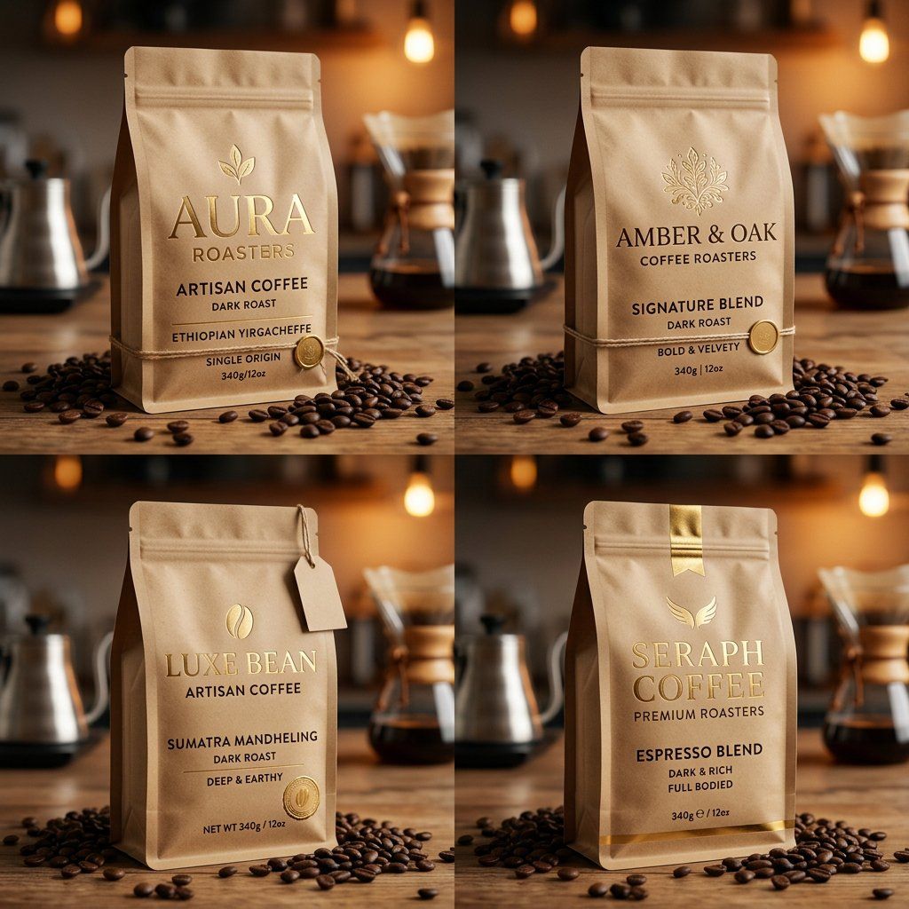 AI Prompt for E-commerce Luxury Coffee Branding Product Photos