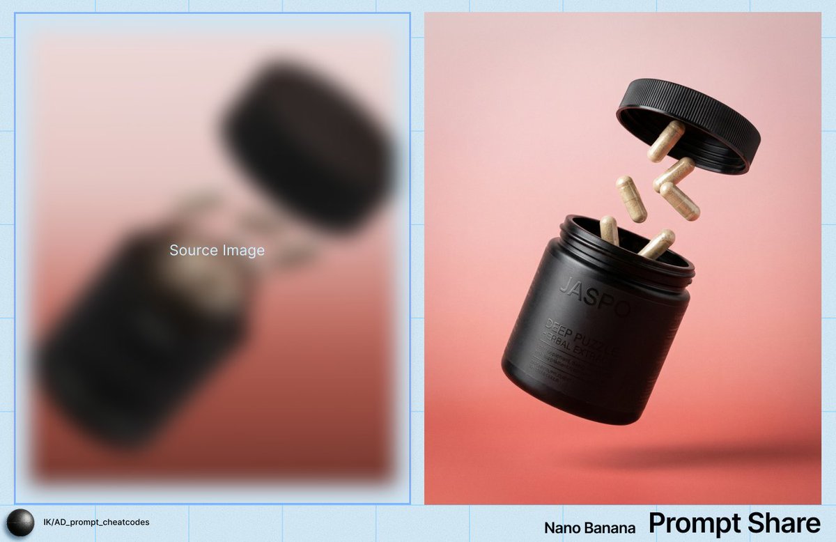 AI Prompt for E-commerce Product Image Generation - Levitating Supplements