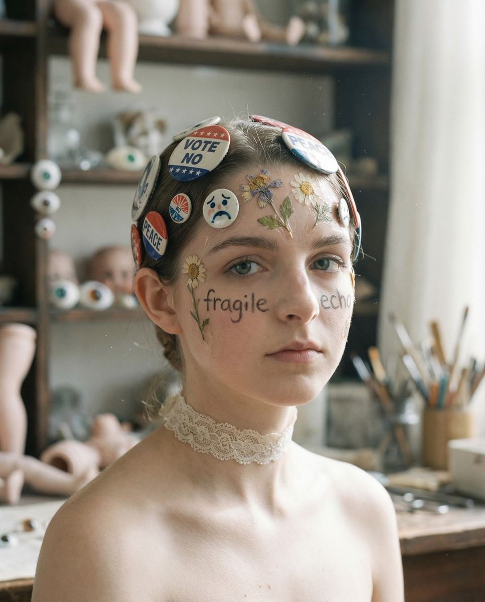 AI Prompt for Editorial Portrait with Vintage Concept
