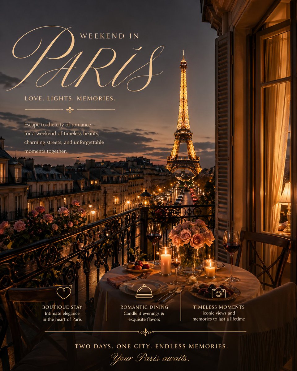 AI Prompt for Elegant Photography and Architecture Poster