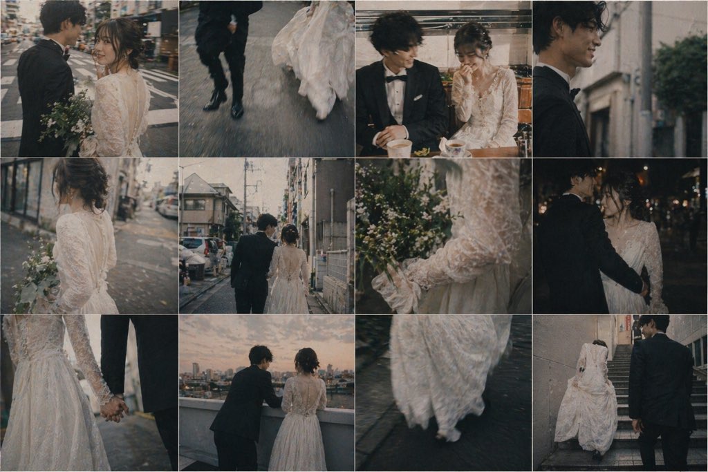 AI Prompt for Emotional Japanese Wedding Photo Collage