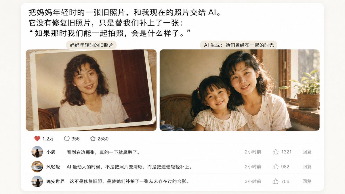AI Prompt for Emotional Mother's Day Image Comparison