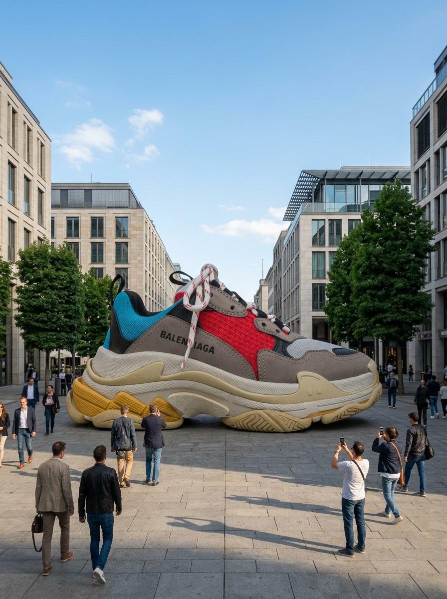 AI Prompt for Epic Product Art Installation in Modern City