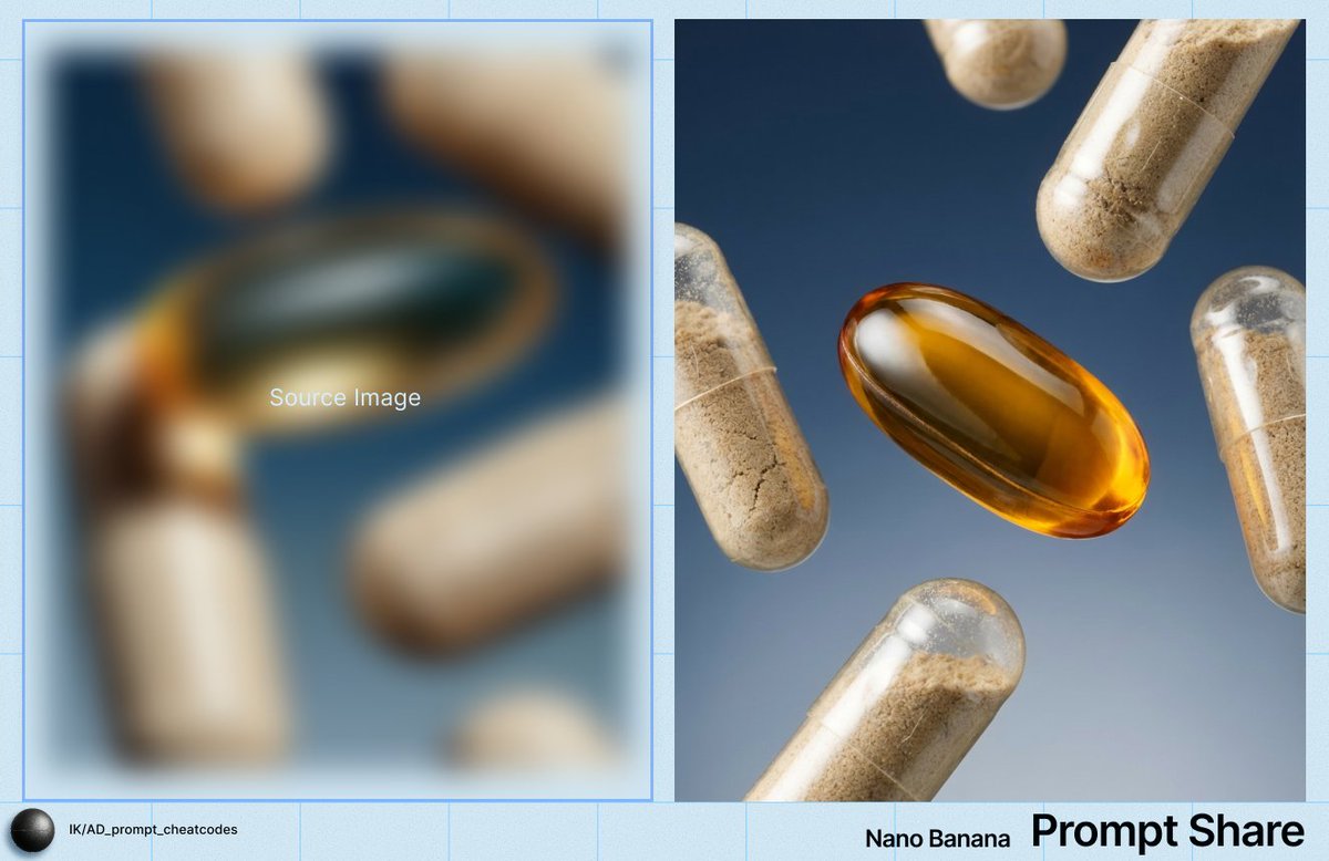 AI Prompt for Extreme Close-up Product Photography of Capsules and Softgels