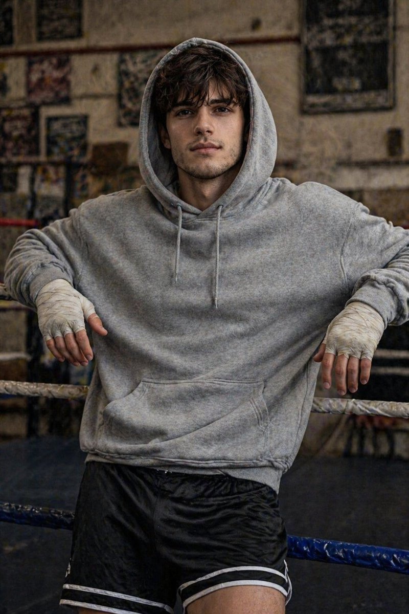 AI Prompt for Fitness and Sports Photography: Gritty Boxer Portrait