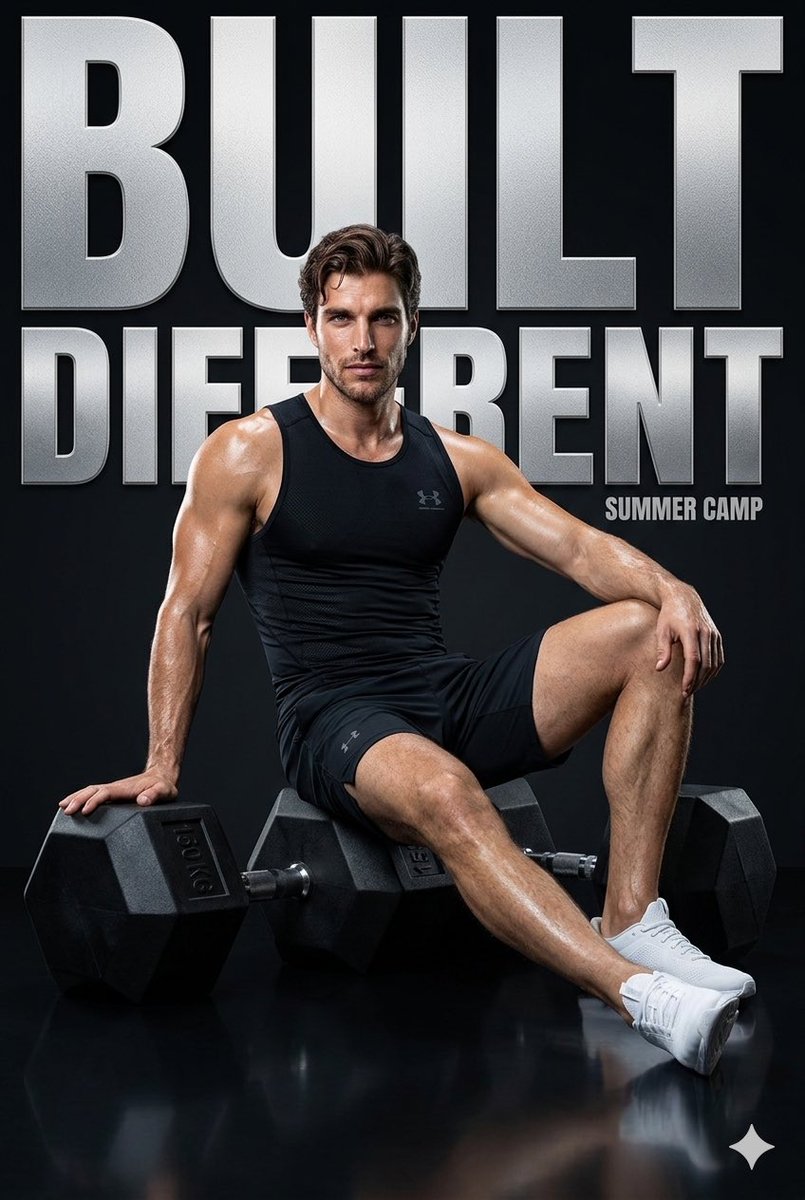 AI Prompt for Fitness Campaign Poster with Custom Face Reference
