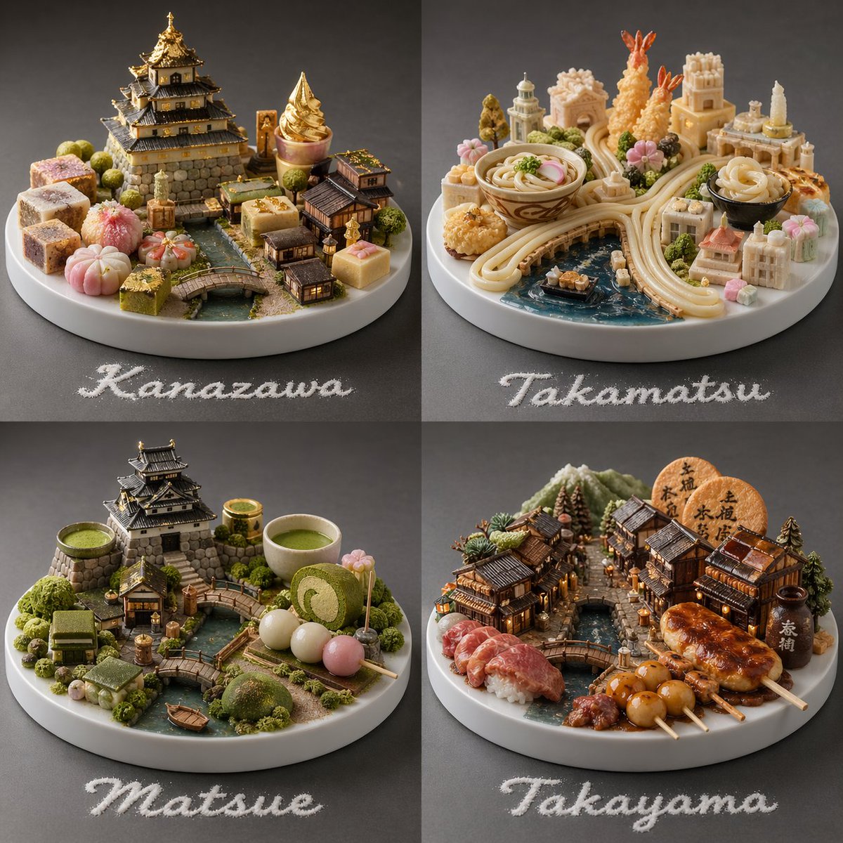 AI Prompt for Food-Based Cityscapes: Generate Infographics with Edible Architecture