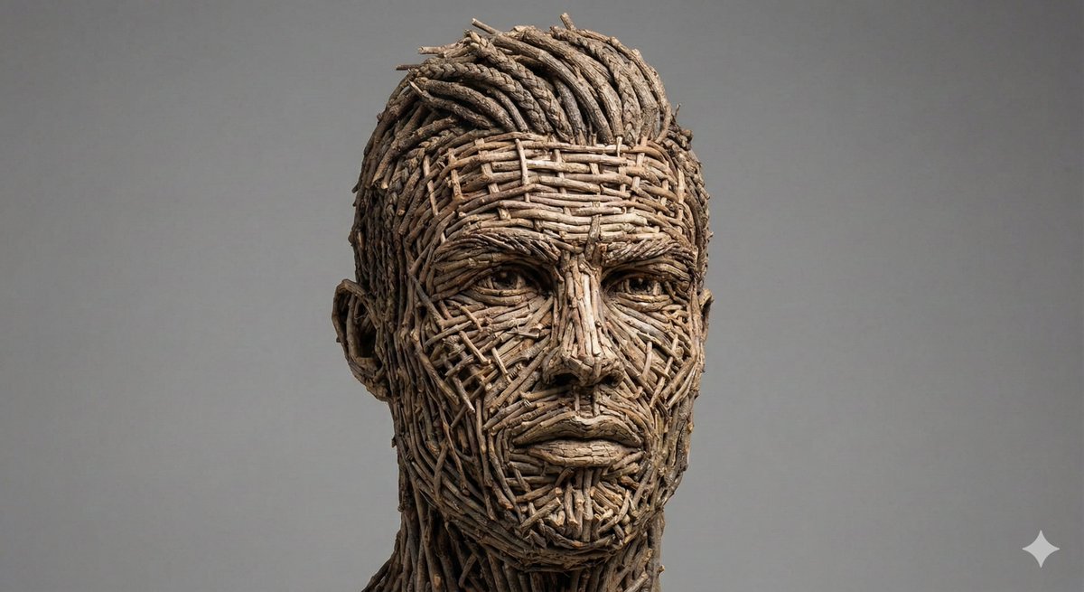 AI Prompt for Generating Hyper-Realistic Wooden Portrait with 100% Identity Lock