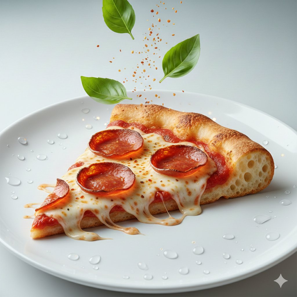 AI Prompt for Generating Realistic Deconstructed Pizza still life Photography