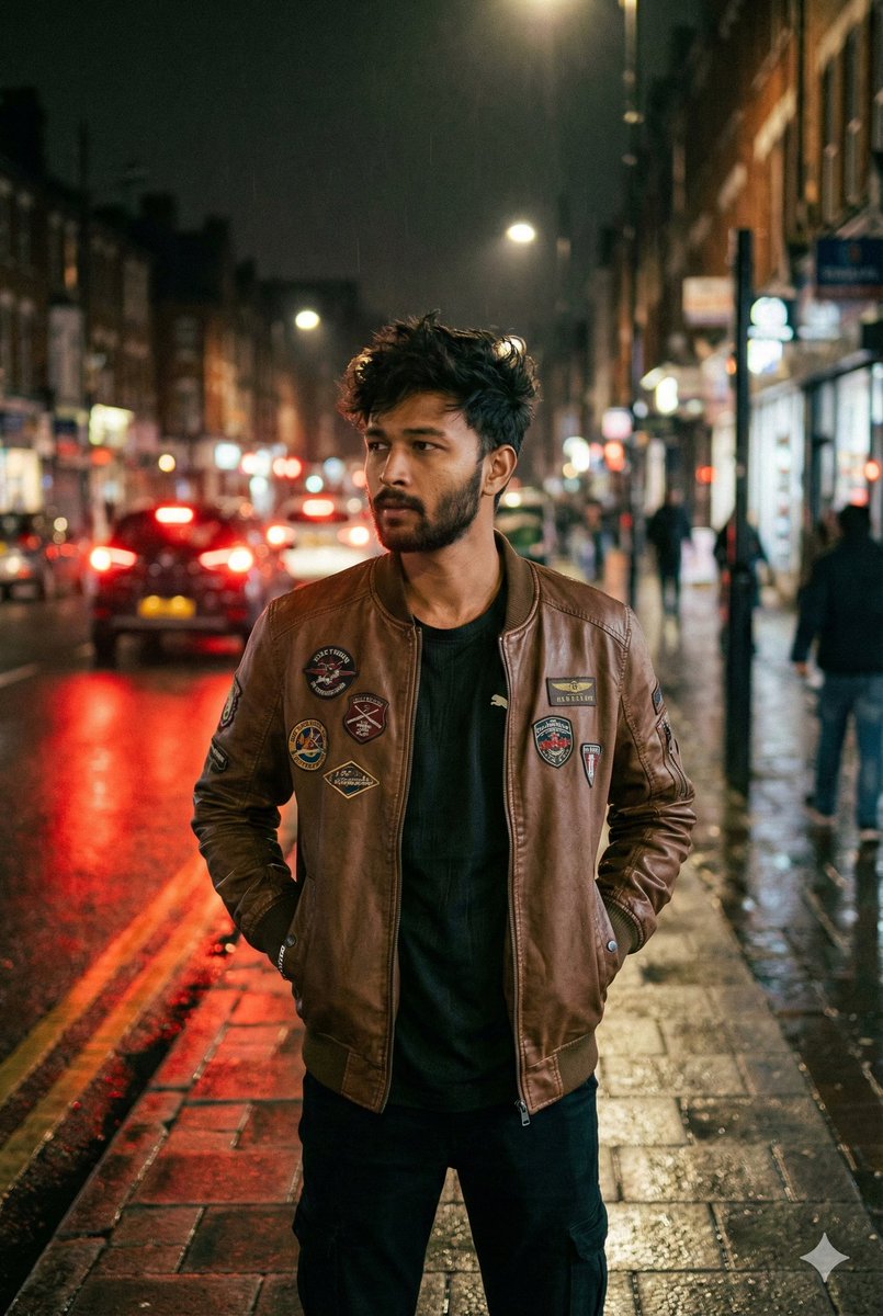 AI Prompt for Generating Realistic Nighttime Portraits with Face Reference for Photography