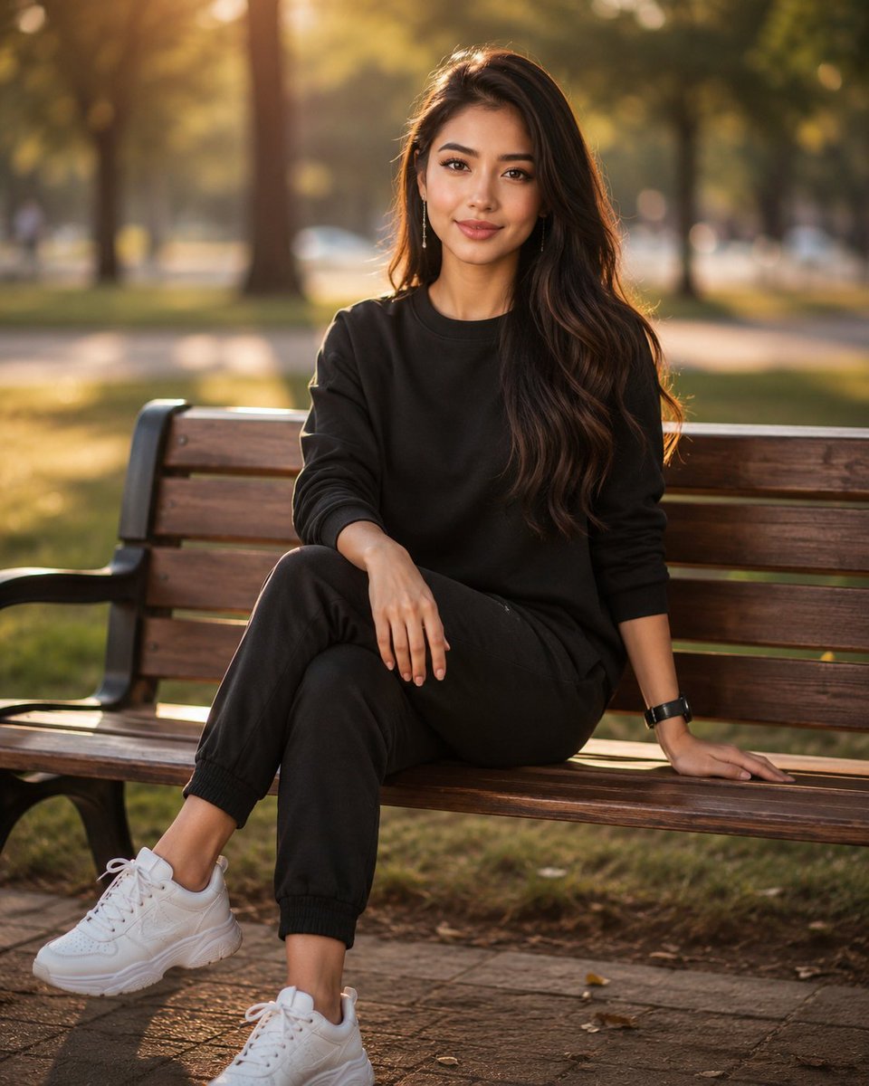 AI Prompt for Golden Hour Park Portrait Photography