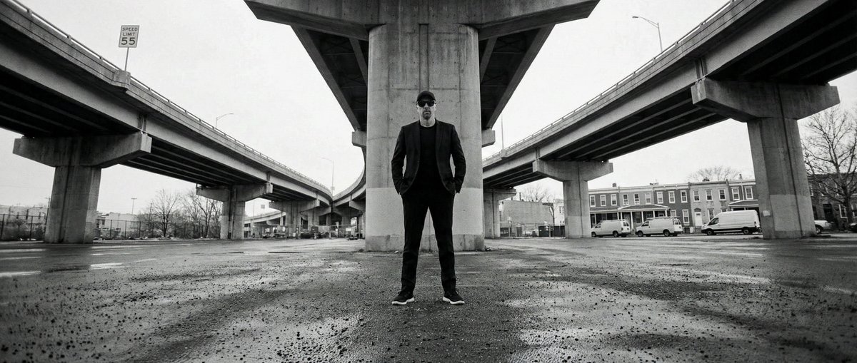 AI Prompt for High-Contrast Brutalist Architecture Photography
