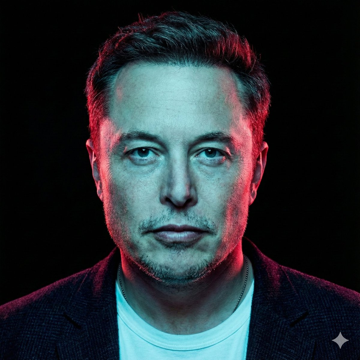 AI Prompt for High-Contrast Cyberpunk Portrait with Neon Lighting