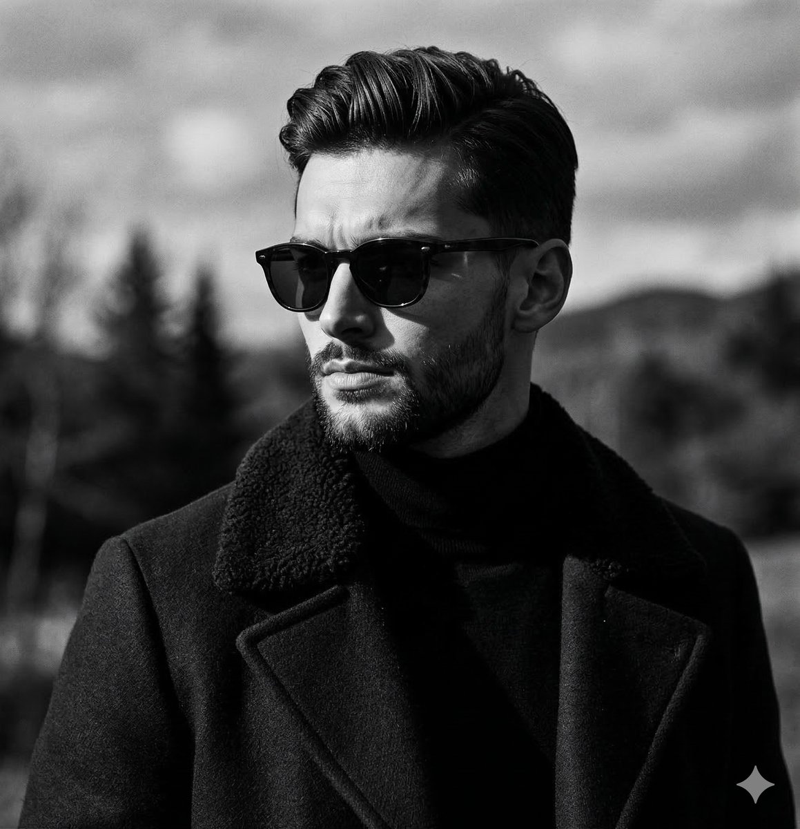 AI Prompt for High-Contrast Editorial Portraits with Film Grain