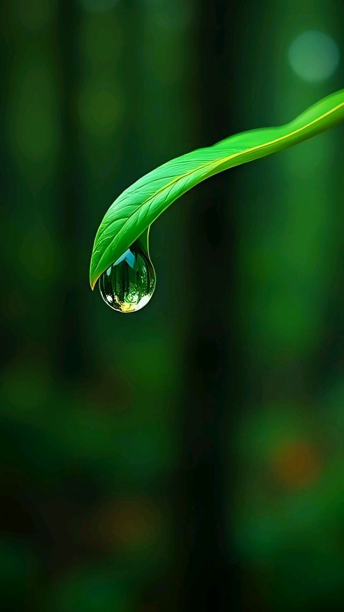 AI Prompt for High-Detail Macro Shots: Leaf and Water Droplet Photography