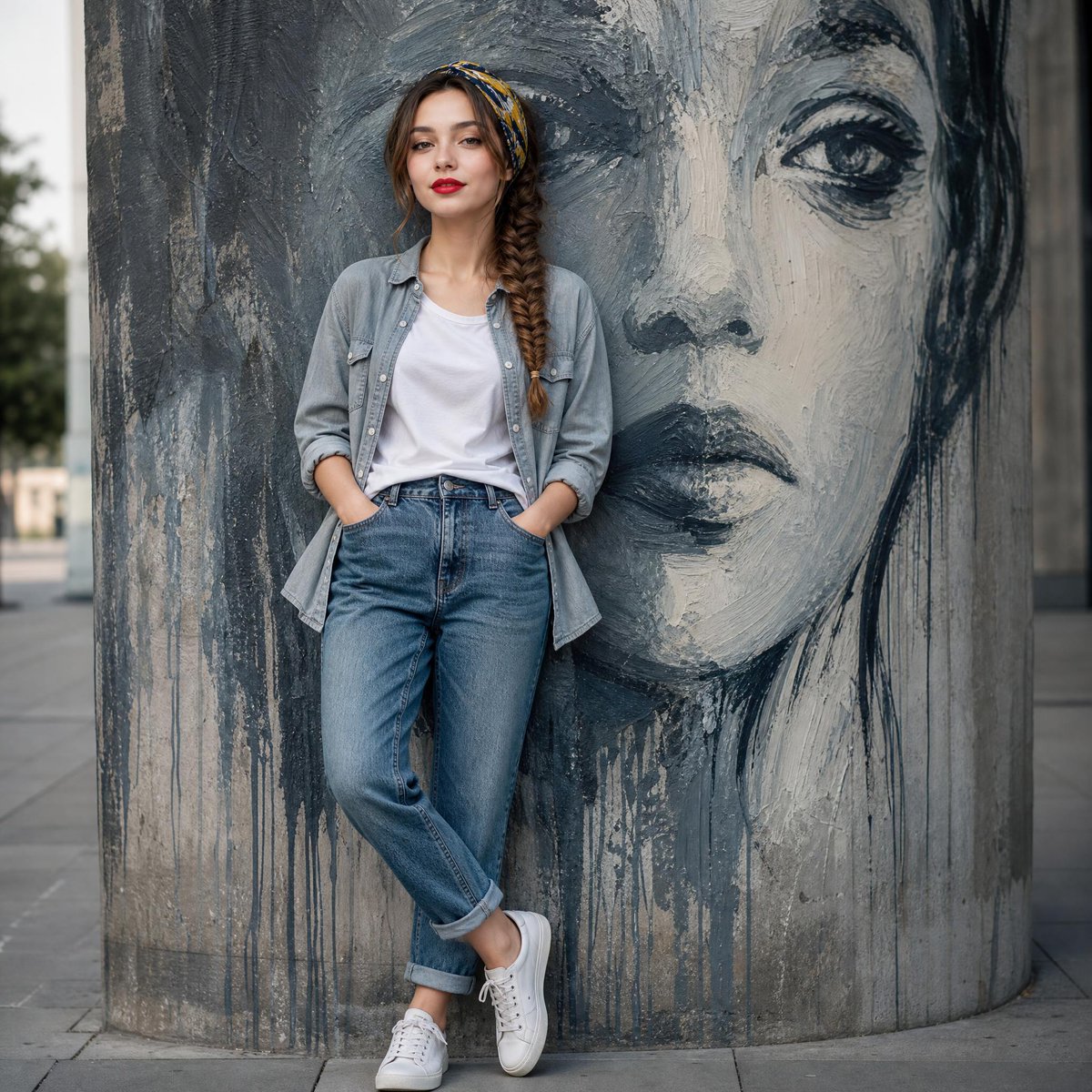 AI Prompt for High-End Fashion Editorial Portrait Photography